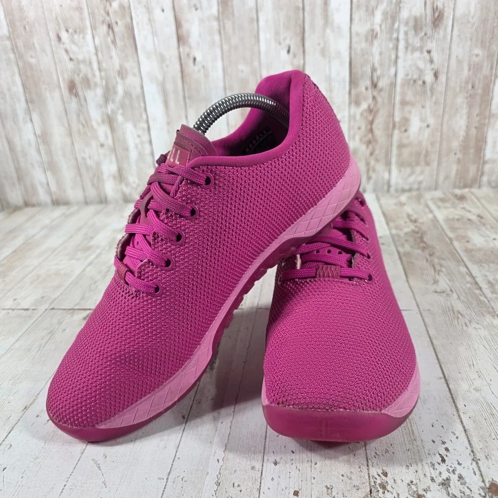 NOBULL Trainer Magenta Pink SuperFabric Cross Training Shoes Womens 11 Mens 9.5